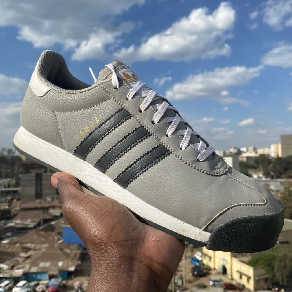 Adidas Adidas Samoa Grey — Grey / Black / White
