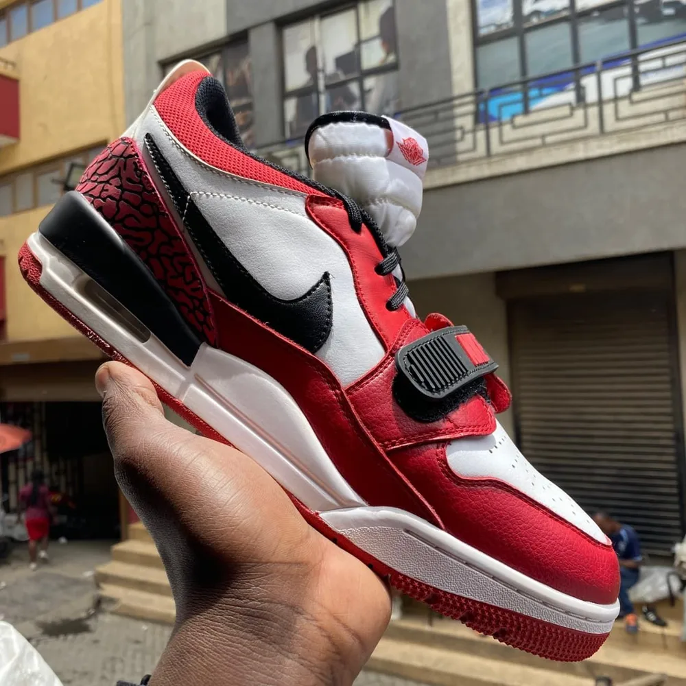 Jordan Air Jordan Legacy 312 Low Chicago — White / Varsity Red / Black / Cement