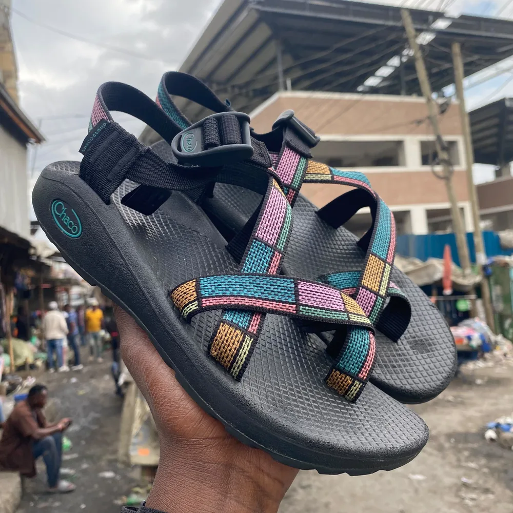 Chaco Chaco Z/1 Pink Teal Block — Pink / Teal / Mustard / Black