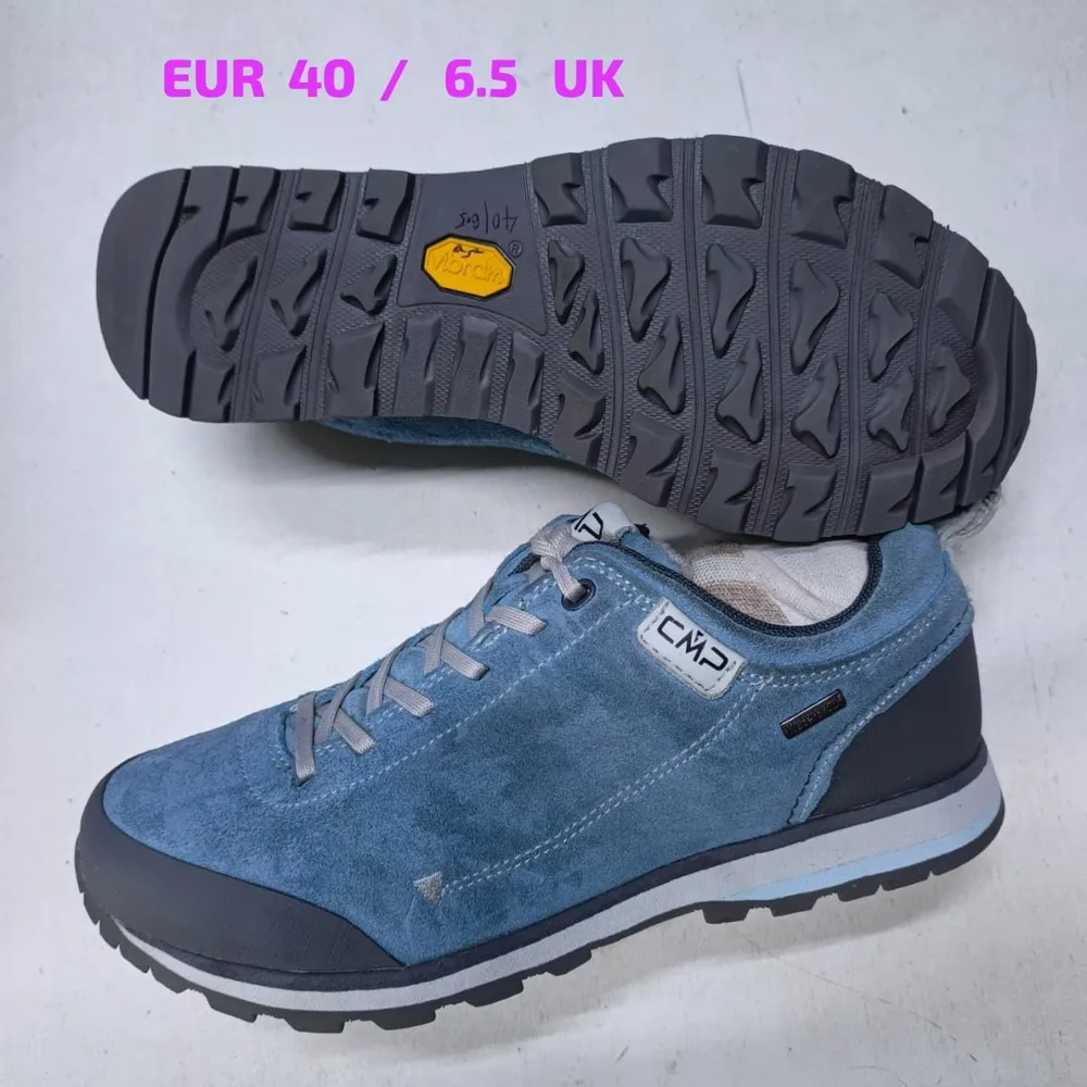 CMP CMP Blue Suede Hiking Shoe — Denim Blue / Grey