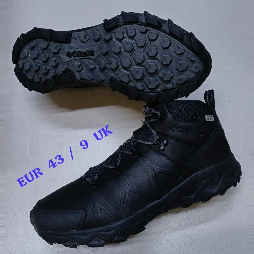 Columbia Columbia Black Waterproof Hiking Boot — Black