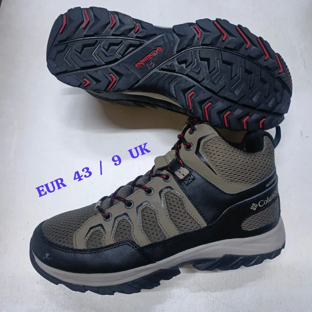 Columbia Columbia Olive Mesh Hiking Shoe — Olive / Black / Red
