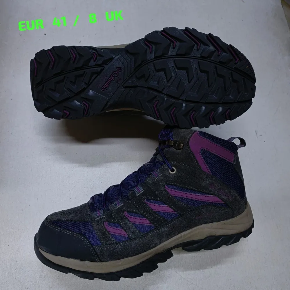 Columbia Columbia Purple Grey Hiking Boot — Grey / Purple / Navy