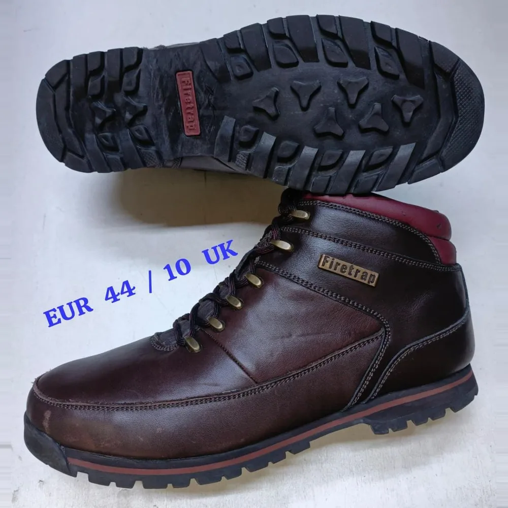 Firetrap Firetrap Brown Leather Boot — Brown / Burgundy