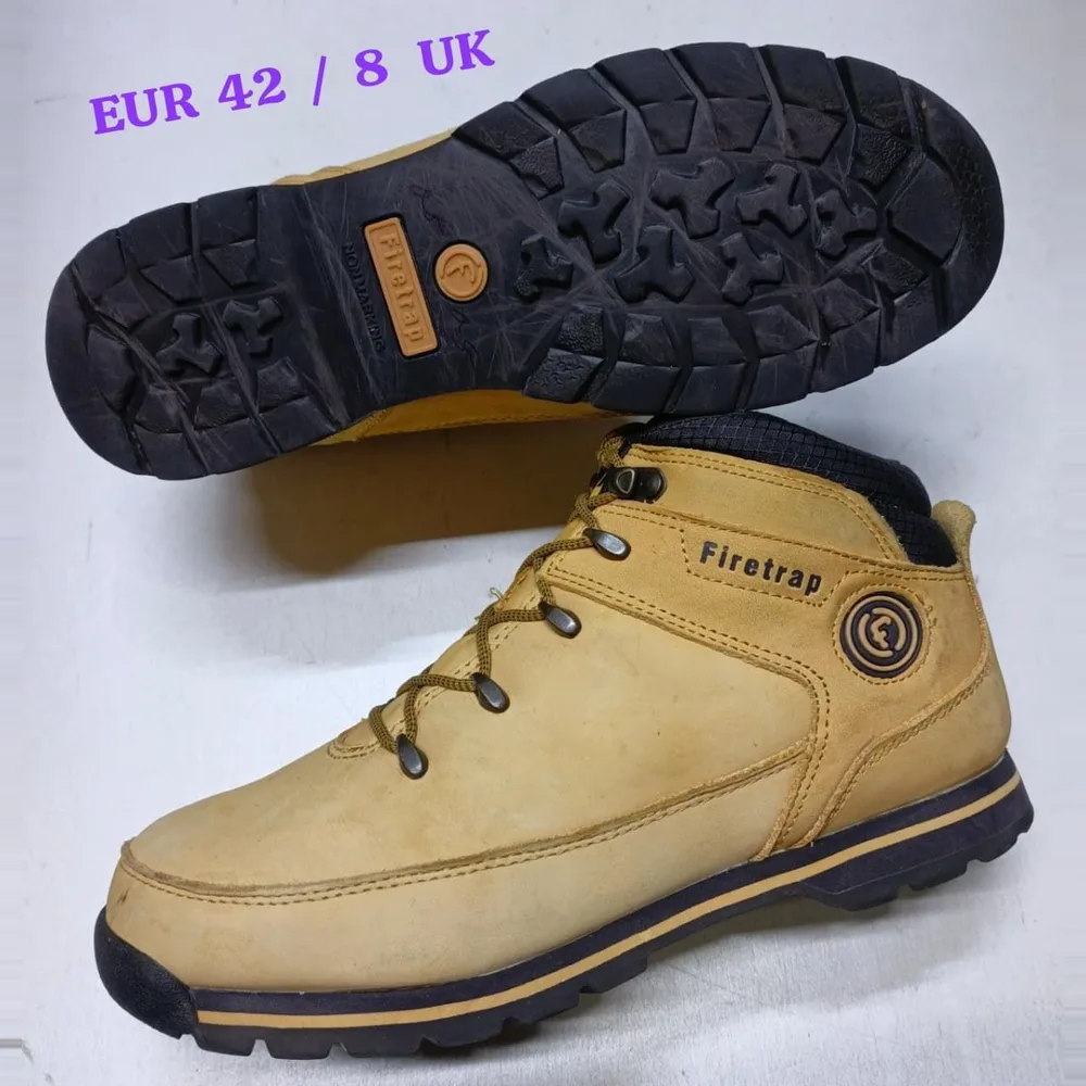 Firetrap Firetrap Wheat Leather Boot — Wheat / Black