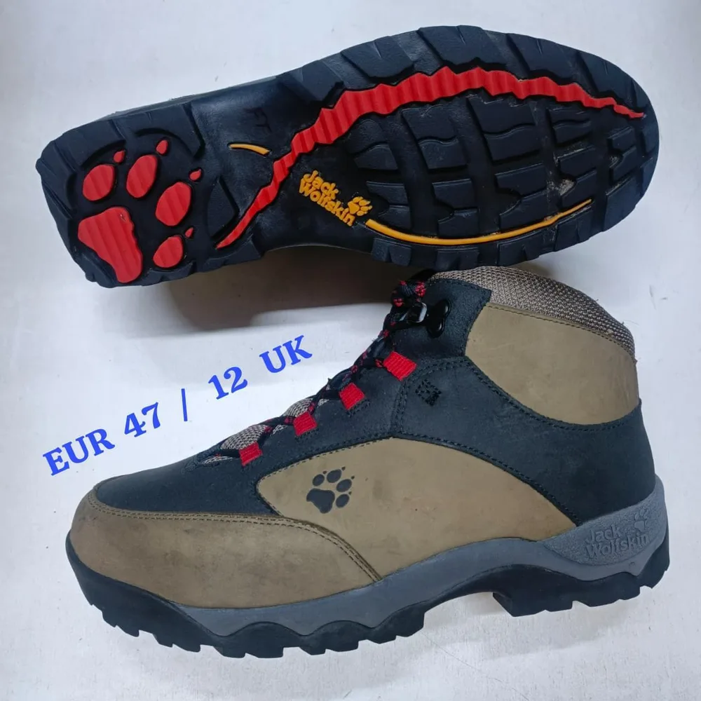Jack Wolfskin Jack Wolfskin Olive Hiking Boot — Olive / Grey / Red