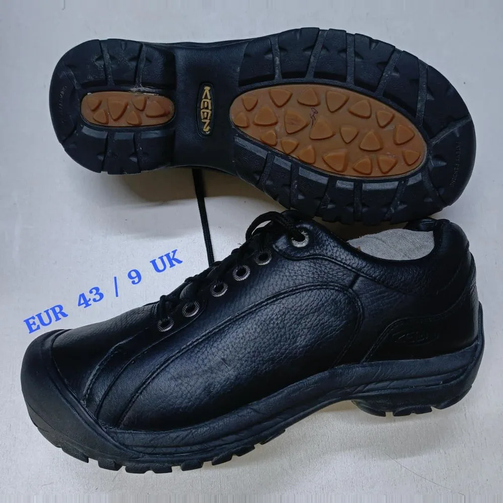 KEEN KEEN Black Leather Shoe — Black