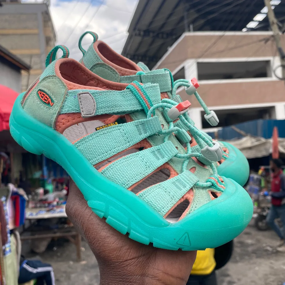 KEEN KEEN Newport Kids Teal Coral — Teal / Coral