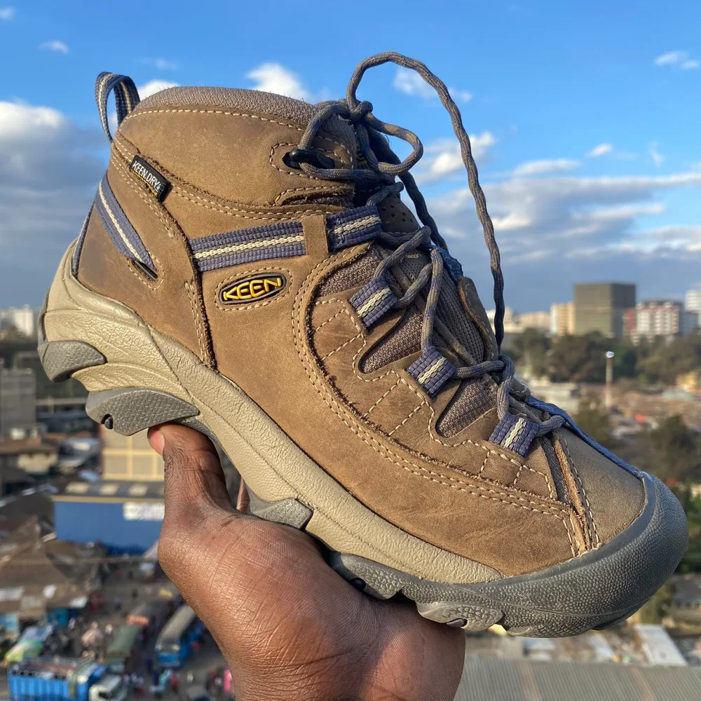 KEEN KEEN Targhee Mid Brown — Brown / Navy