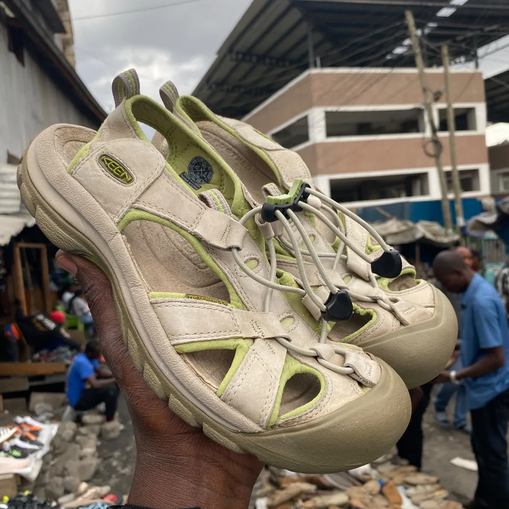 KEEN KEEN Venice Beige Lime — Beige / Lime