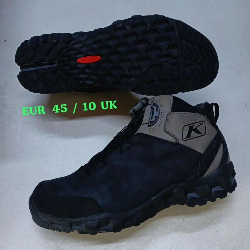 Klim Klim Black Nubuck Boot — Black / Grey
