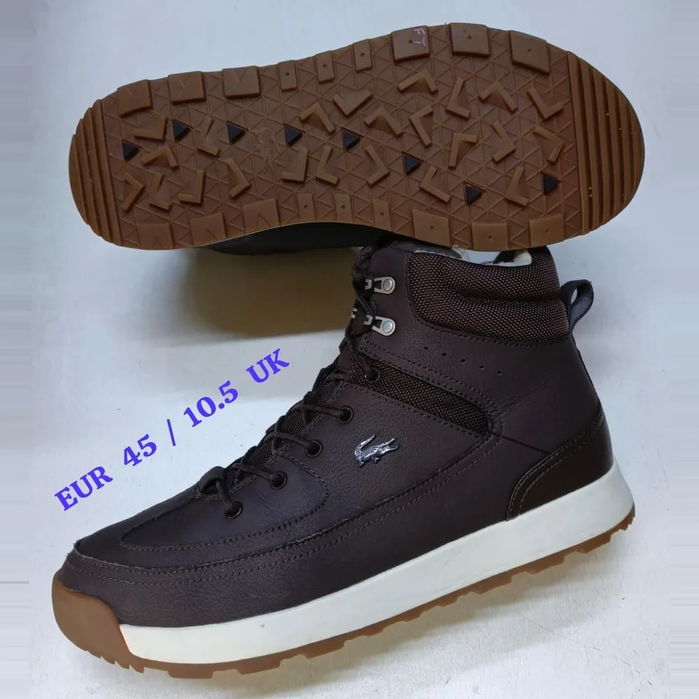 Lacoste Brown Leather Boot