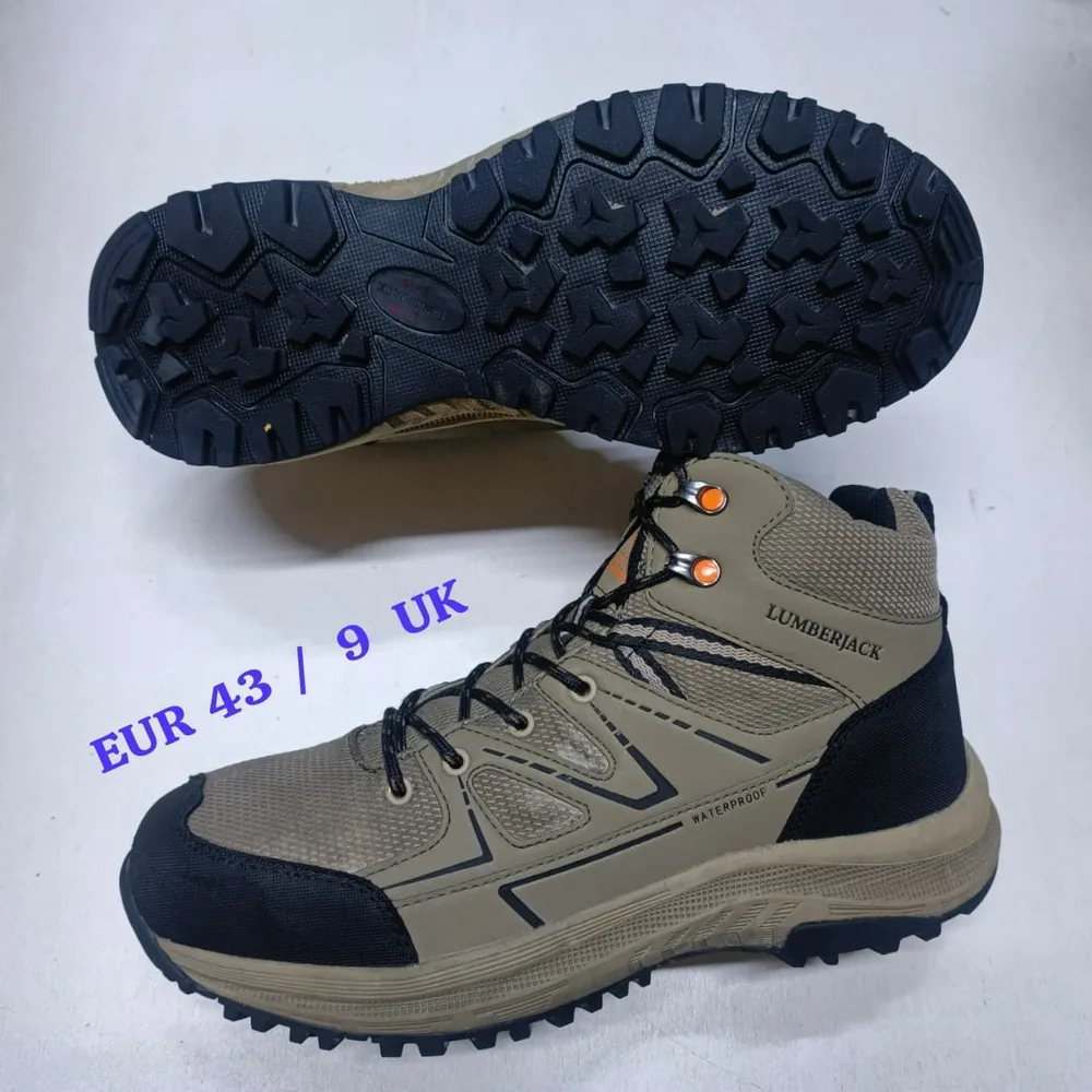 Lumberjack Lumberjack Beige Hiking Boot — Beige / Black / Orange