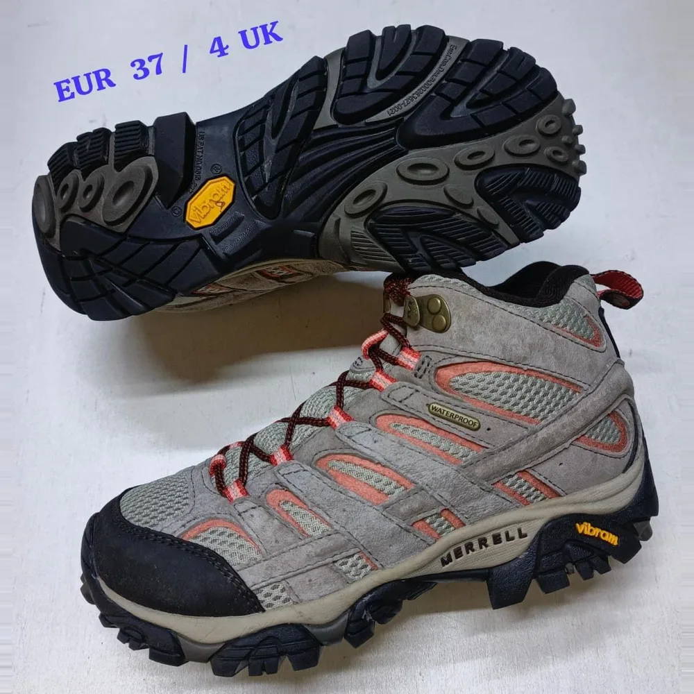 Merrell Merrell Moab 2 Mid Taupe Coral — Taupe / Coral