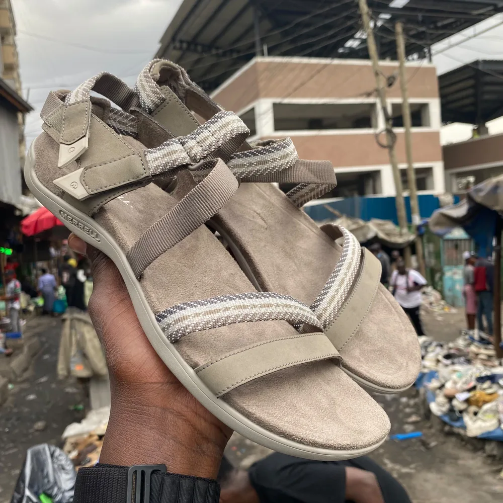 Merrell Merrell Taupe Strap Sandal — Taupe / Grey
