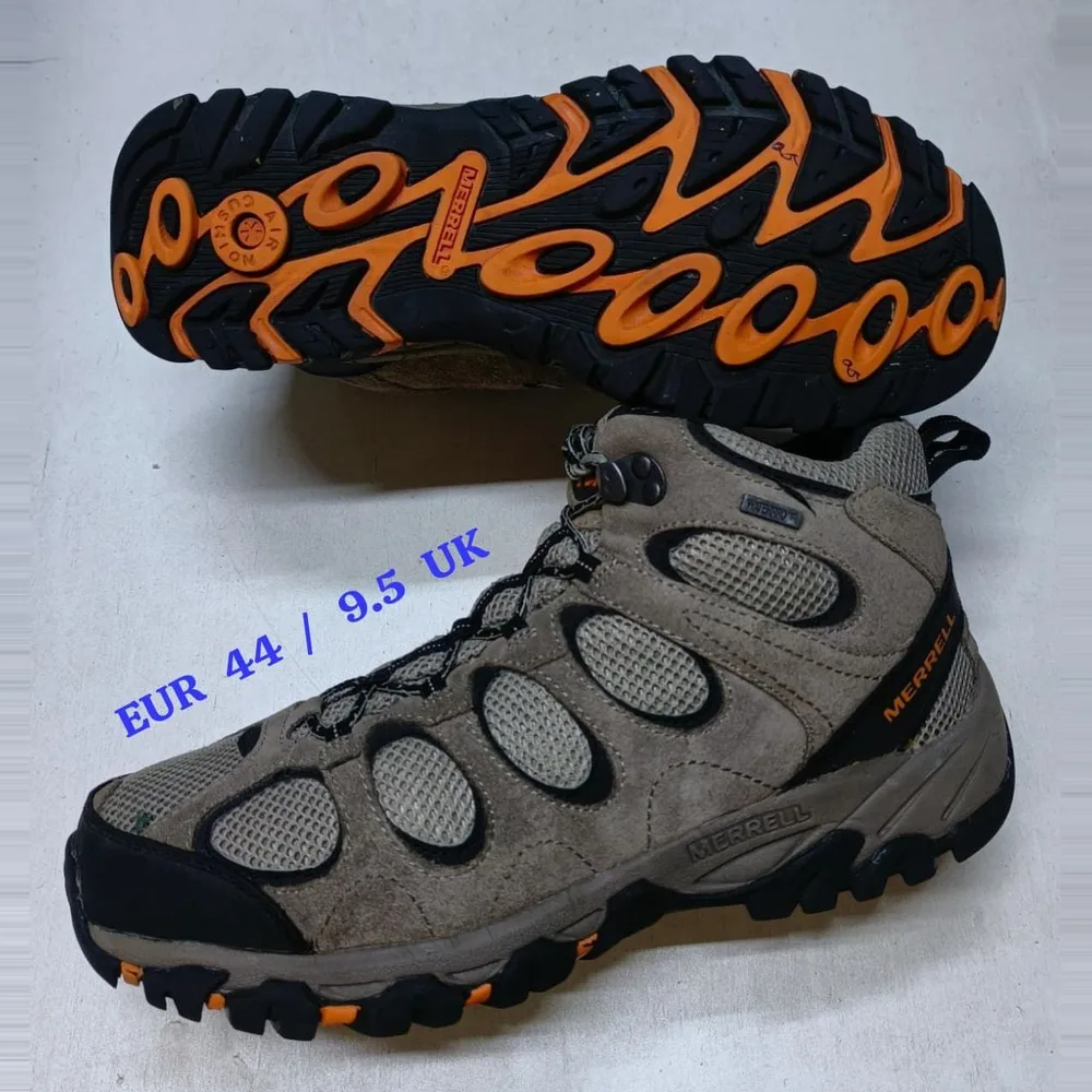 Merrell Merrell Taupe Waterproof Mid — Taupe / Brown / Orange