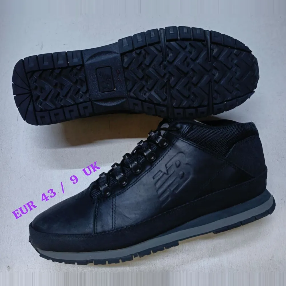 New Balance New Balance Black Leather Boot — Black