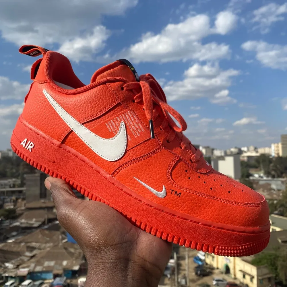Nike Nike Air Force 1 LV8 Utility Orange — Team Orange / White