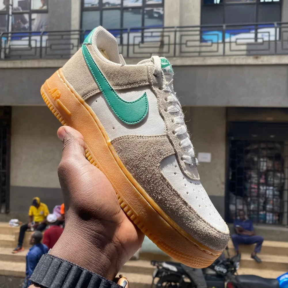 Nike Nike Air Force 1 Sail Green Gum — Sail / Malachite Green / Grey / Gum