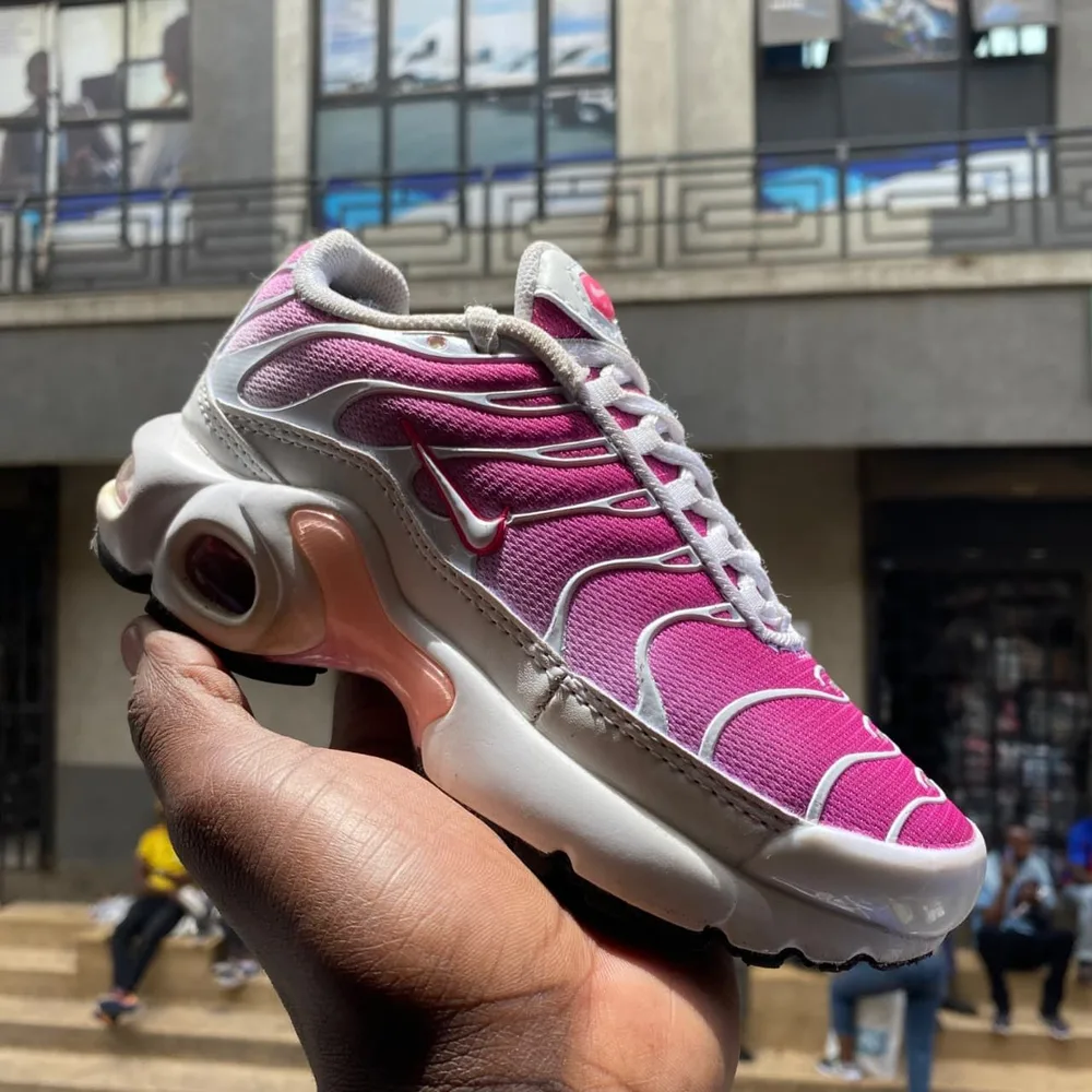 Nike Nike Air Max Plus Kids Pink White — Pink / White / Grey