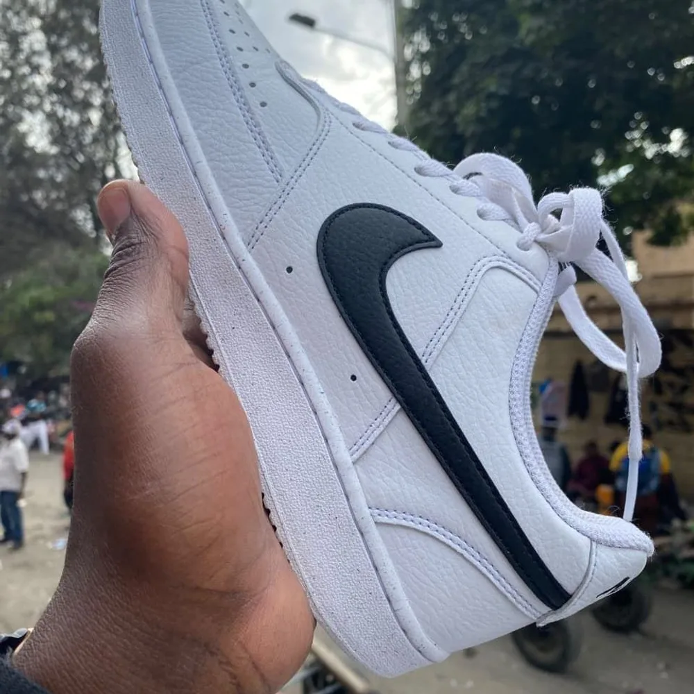 Nike Nike Court Vision Low White Black — White / Black
