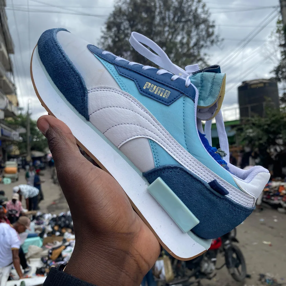Puma Puma Future Rider Blue White — Denim Blue / Sky Blue / White