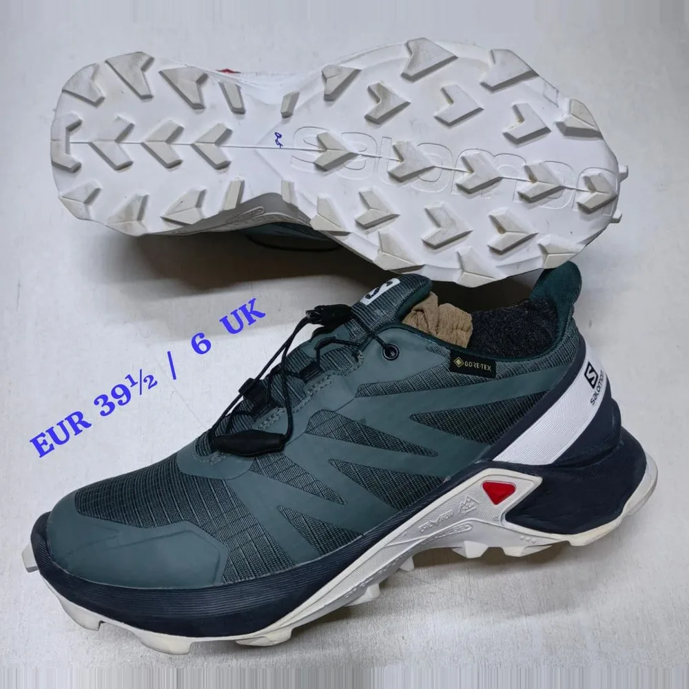 Salomon Salomon Green GTX Trail Shoe — Green / White / Red