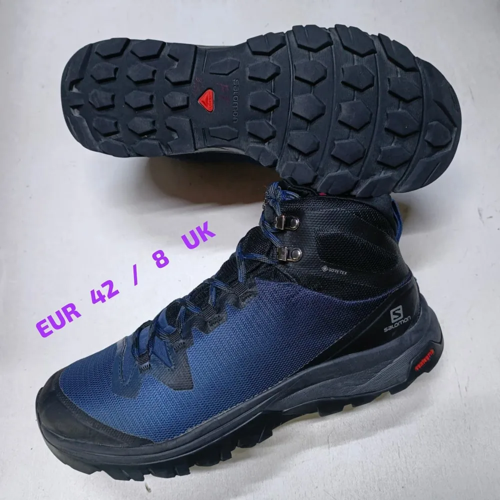 Salomon Salomon Navy Gore-Tex Mid — Navy / Black / Red