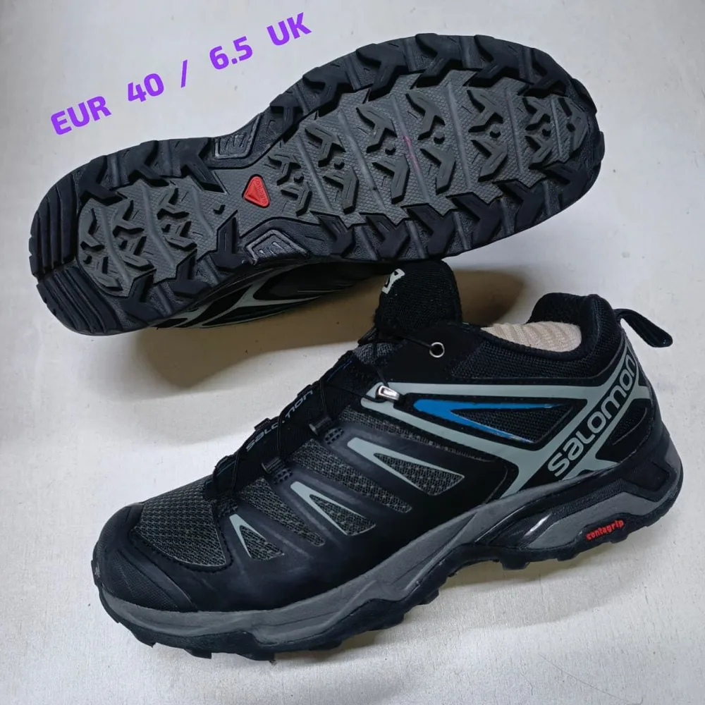 Salomon Salomon X Ultra 3 Black Grey — Black / Grey / Blue