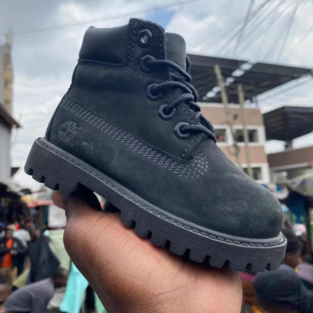 Timberland Timberland Black Nubuck Toddler Boot — Black