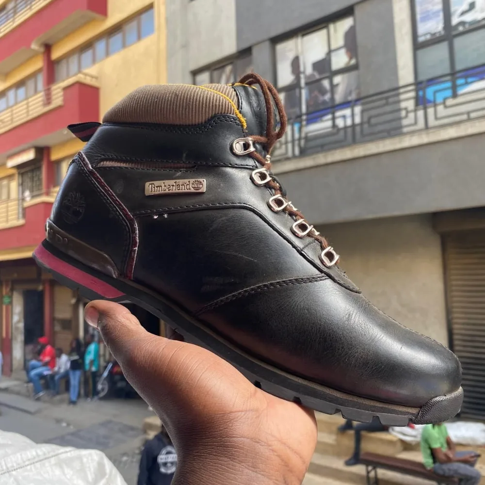Timberland Timberland Euro Sprint Dark Brown — Dark Brown / Red