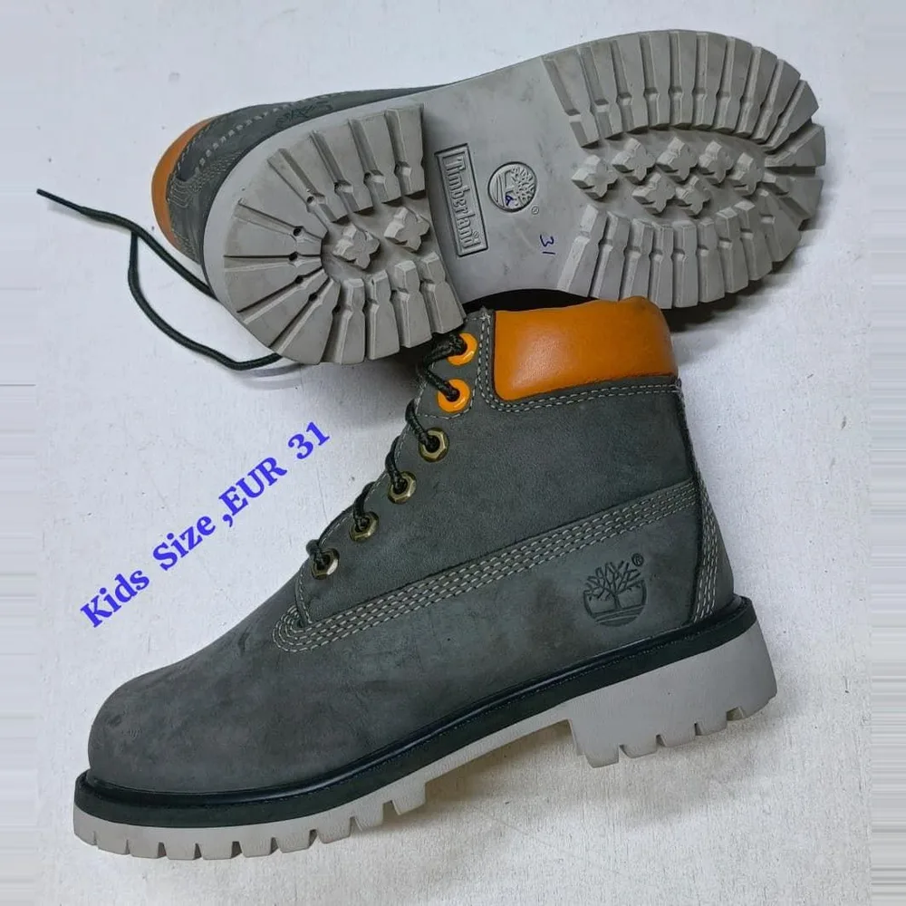 Timberland Timberland Grey Kids Boot — Grey / Tan