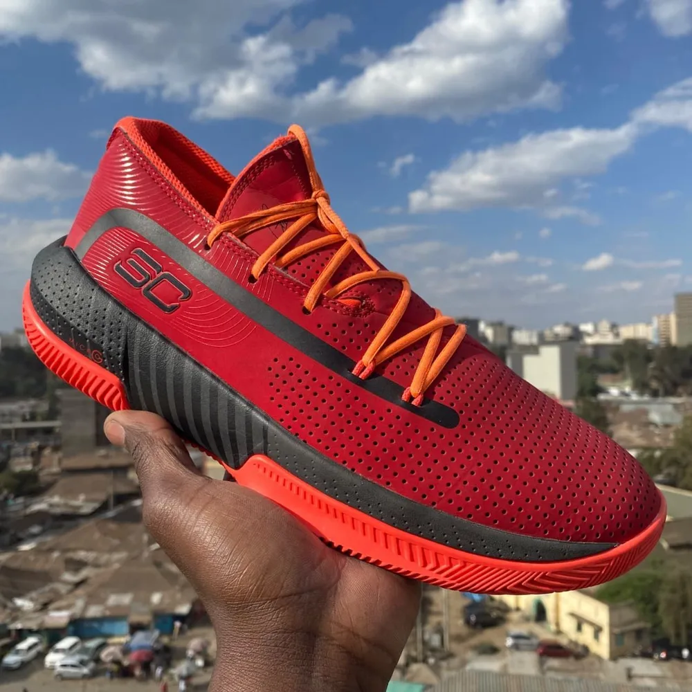 Under Armour Under Armour Curry SC Red Orange — Red / Orange / Black
