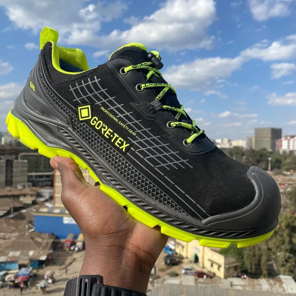 VM VM Preston Gore-Tex Safety Shoe — Black / Lime